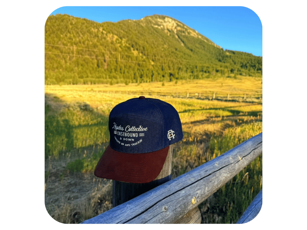Eastbound & Down Hat | Denim / Brown Suede